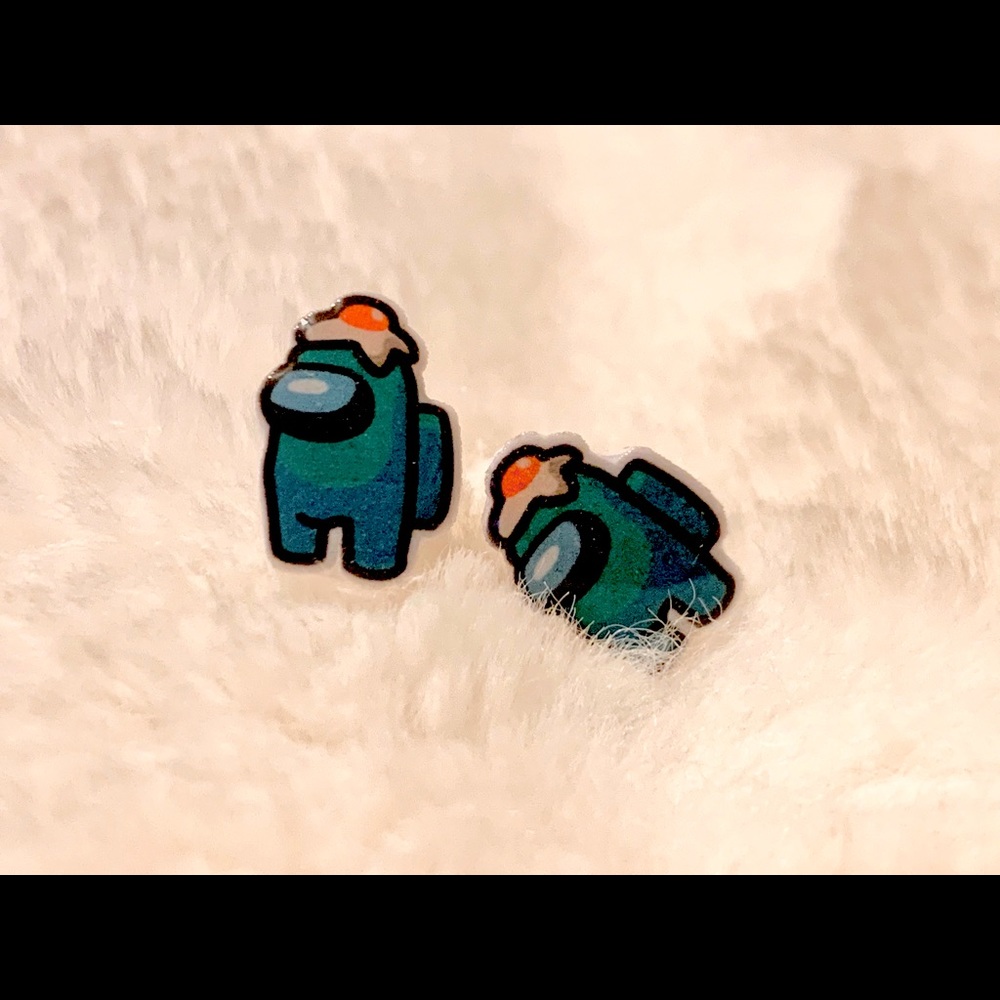 Among us stud earrings